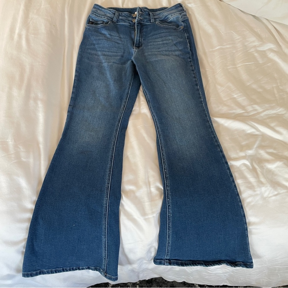 High Rise Flare Denim